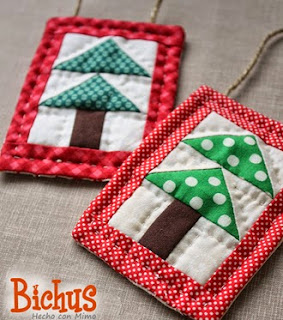 http://blog.bichus.es/2013/12/patchwork-adorno-arbolito-navideno.html