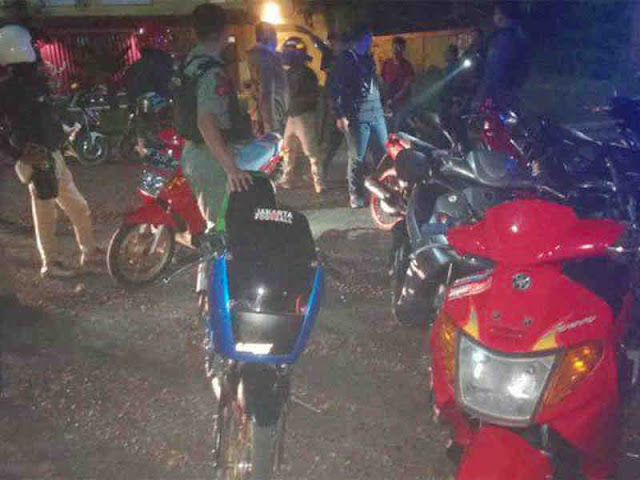 Polisi Amankan Sembilan Sepeda Motor Balap Liar di Depok