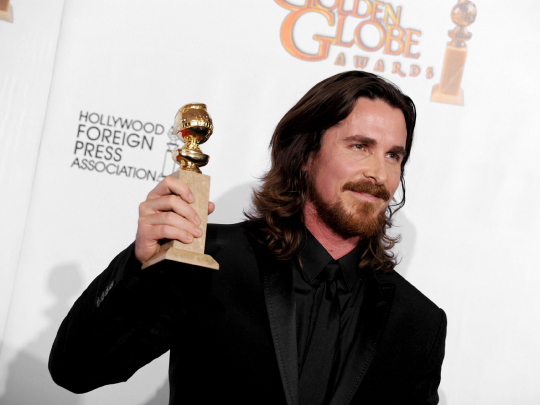 golden globes christian bale