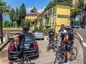 full carbon road bike rental cycling lake maggiore lugano italy switzerland