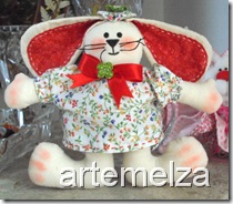 artemelza - boneco coelho de páscoa