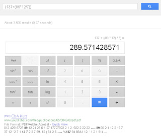 Use Google search as a calculator