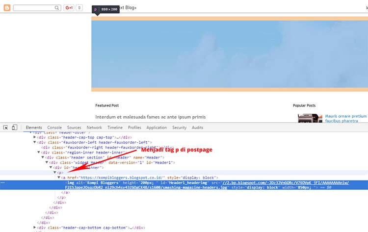 Mengatasi Tag H1 Hilang Ketika Menggunakan Image Untuk Header Blog