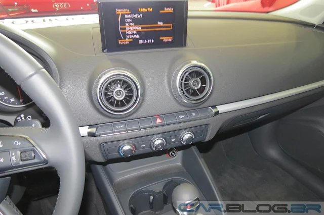 Novo Audi A3 Sportback 2014 - sistema multimídia