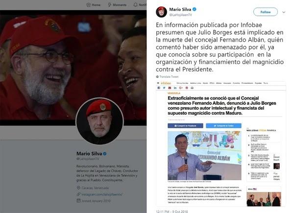 A ditadura de Nicolás Maduro viraliza notícias falsas (fake News) para fugir da morte do preso político Fernando Albán