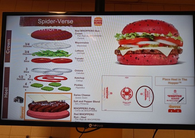 You Can Customize Your Spider-Verse Whopper Burger
