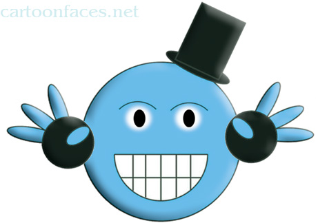 funny smiley face cartoon. funny cartoon faces.