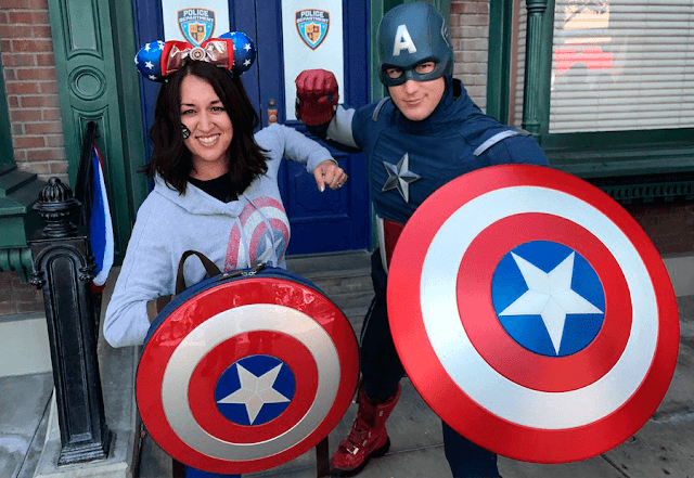 En Disneylandia puedes conocer al Capitan America