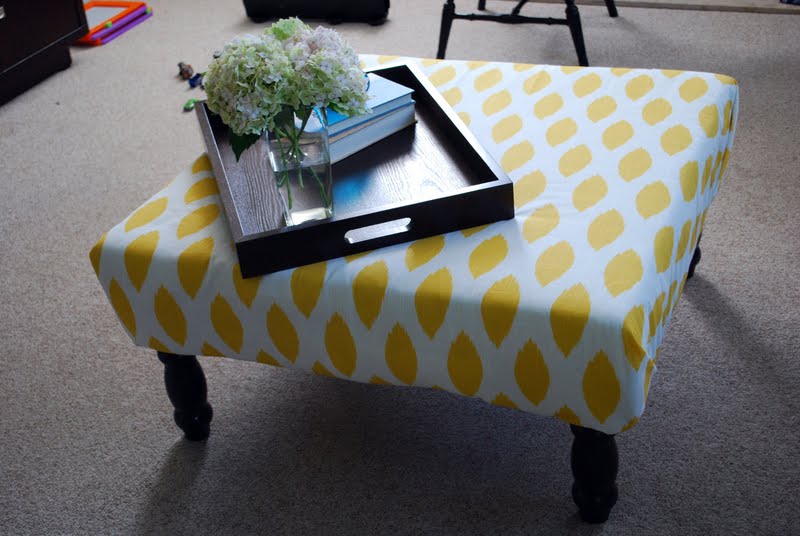 Upholstered Coffee Tables Ottomans DIY