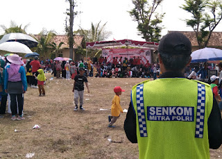 Semarak Kemerdekaan Kalurahan Sumberejo, Tujuh Personil Anggota Senkom Diturunkan Untuk Pengamanan