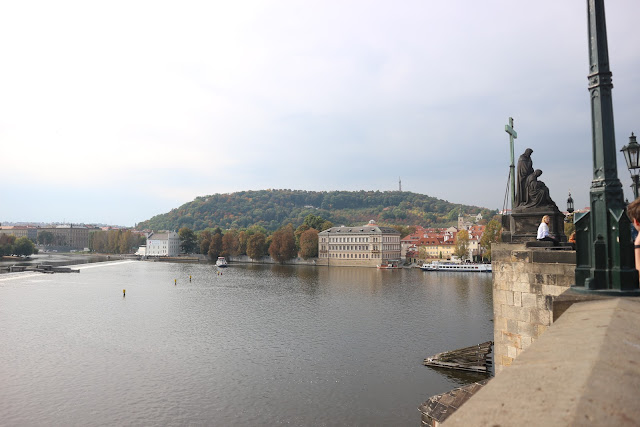 Views from Prague Charles Bridge