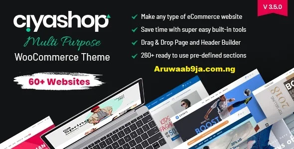 (FREE DOWNLOAD) CiyaShop v4.7.1.1 - Responsive Multi-Purpose Theme || Aruwaab9ja