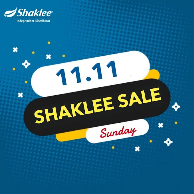 Promosi Shaklee 11.11.2018