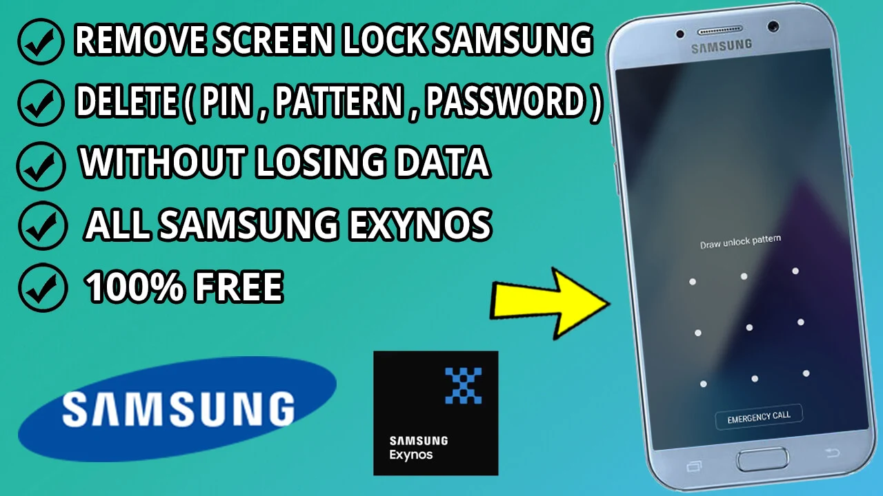 Make Your file To Remove Lock Screen without Losing Data For All SAMSUNG Exynos Devices