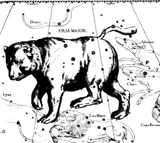 Образ на съзвездието Голямата мечка Ursa Major