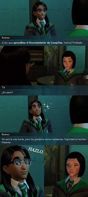 Hogwarts Mystery fotonovela rowan rictusempra