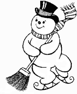 free snowman coloring pages