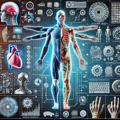 Comparison of Human Body Functionality vs. Computer Capabilities