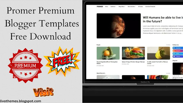 Promer Premium Blogger Templates Free Download