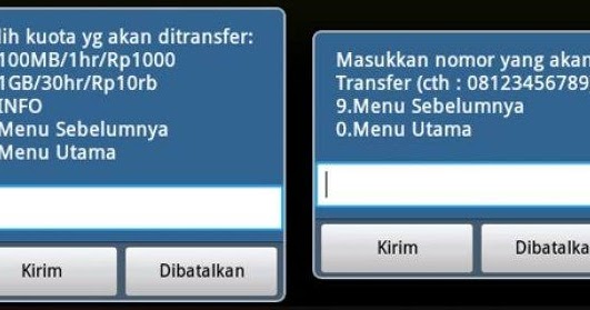 Cara Transfer Kuota Internet Telkomsel tanpa Biaya - CacaTrik.com