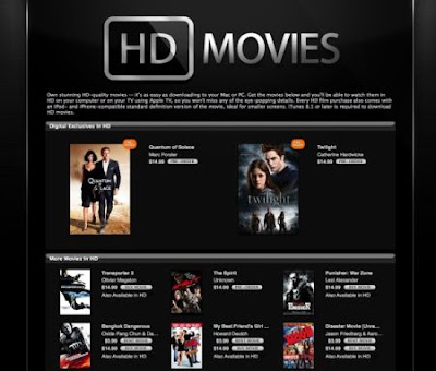 Apple iTunes HD Movies