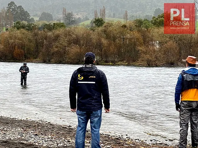 Pescadores en Lago Rupanco