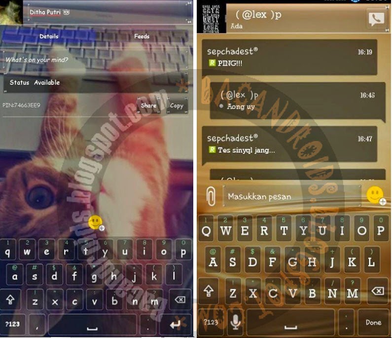 cara merubah dan mengedit tema keyboard android menjadi keren dan transparan