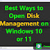 Disk Management - simple Ways to Open in Windows 11 /10 | Computer Bits Daily