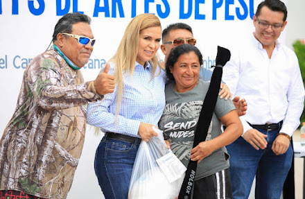 Apoya Lili Campos al sector pesquero de Solidaridad