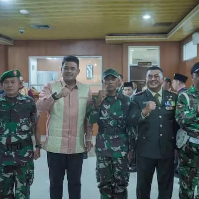 Wali Kota Medan Perkenalkan Fikri Wahyuda Pemuda Marelan Lulus Prajurit TNI Berkat Program Pemuda Bela Negara