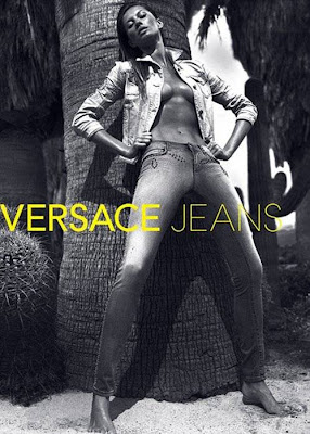 gisele bundchen topless for versace jeans ad