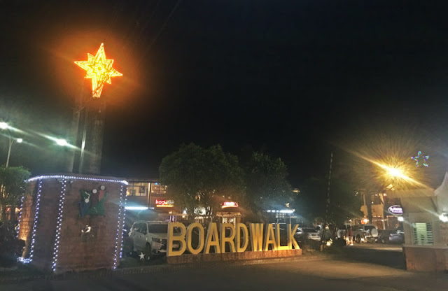 Boardwalk at Iloilo River Esplanade. Whenever you get hungry, stop by and have your fill at any of the restaurants there. The Boardwalk is near Diversion Road side of the River Esplanade.