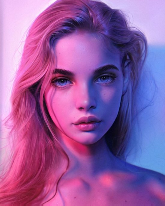 Irakli Nadar artstation instagram arte pinturas mulheres animes foto-realista beleza