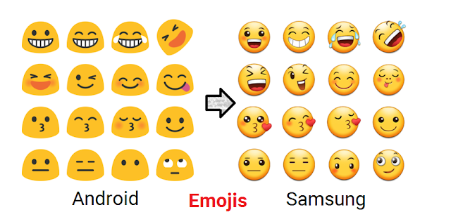 Use iOS,Twitter,Samsung emojis instead of default Android emojis