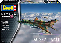 Revell 1/48  MiG-21 SMT (03915) Color Guide & Paint Conversion Chart