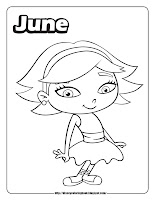 little einsteins coloring pages june