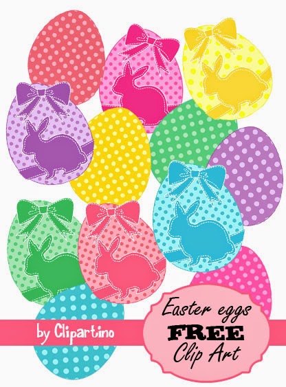 eggs multicolor polka dots