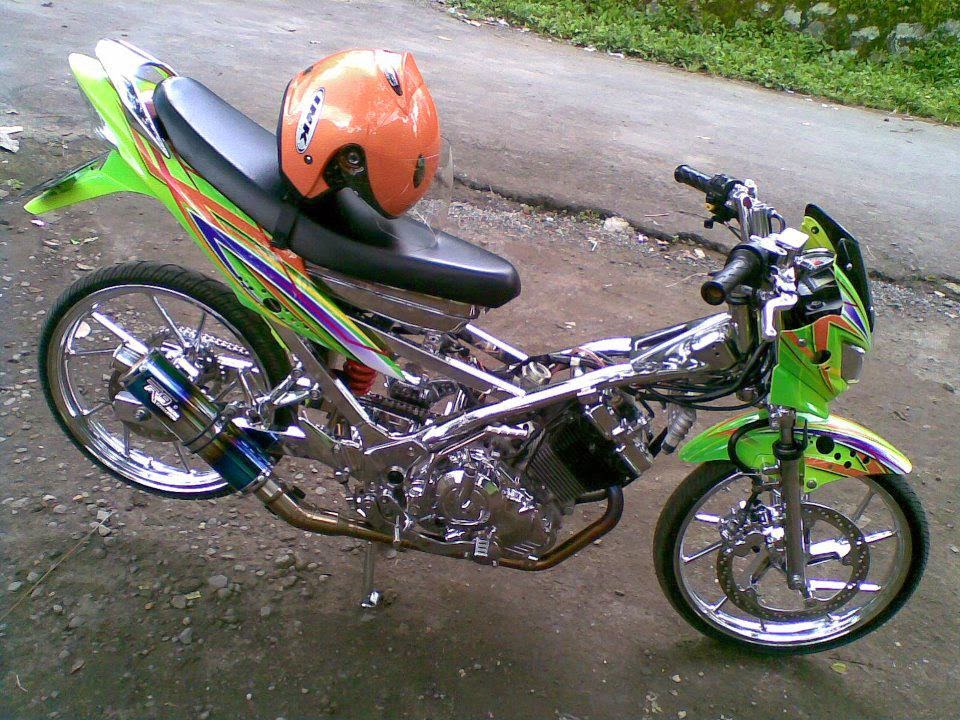 20+ Gambar Modifikasi New Suzuki Satria F 150 Terbaru 2014 Super Kren