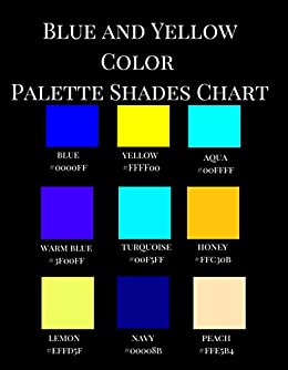 Yellow Color Palette Shades Chart