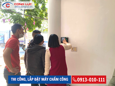 lắp máy chấm công giá rẻ tại Hải Phòng