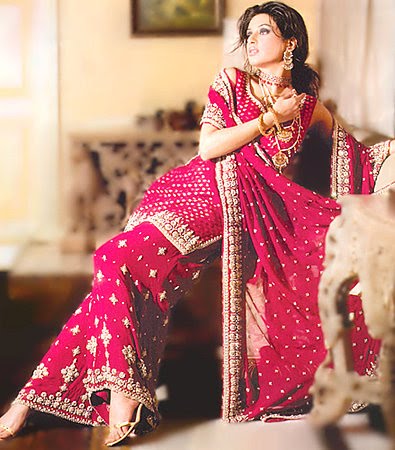 Magenta Lehenga Pakistani Bridal dress 2010 2510 Our Style No comments