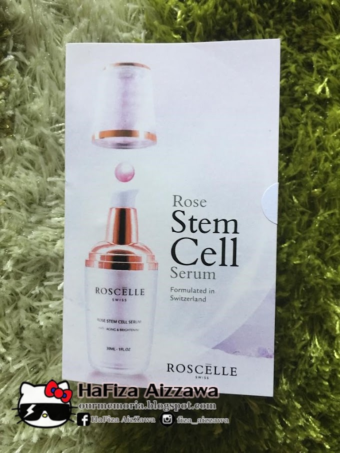 Rose Stem Cell Serum Roscelle melembutkan kulit serta merta