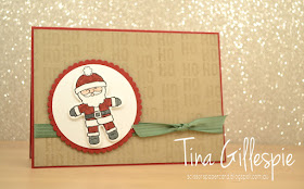 scissorspapercard, Stampin' Up!, Cookie Cutter Christmas, Labels To Love