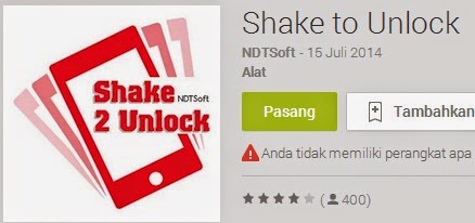 Shake to Unlock