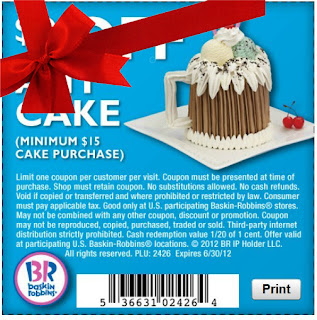 Free Printable Baskin Robbins Coupons