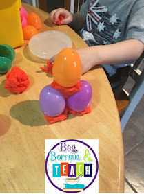 Easter Plastic Egg STEAM activities.