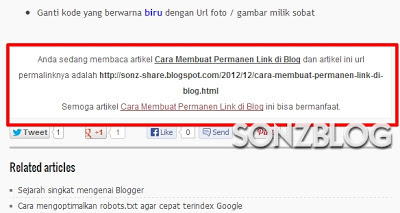 sonz blog, permalink, permanen link, linked