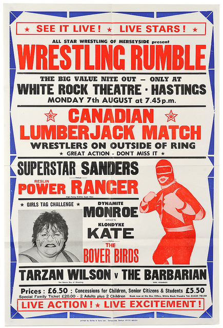 British Wrestling Posters ~ vintage everyday