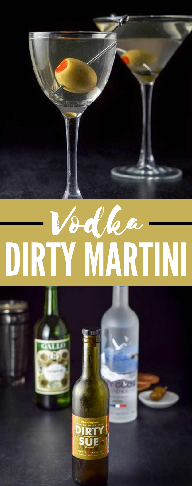 VODKA DIRTY MARTINI RECIPE #drinks #cocktails #vodka #partydrink #martini