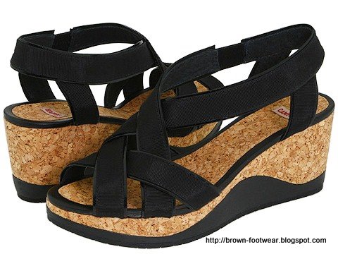 Brown footwear:footwear85300